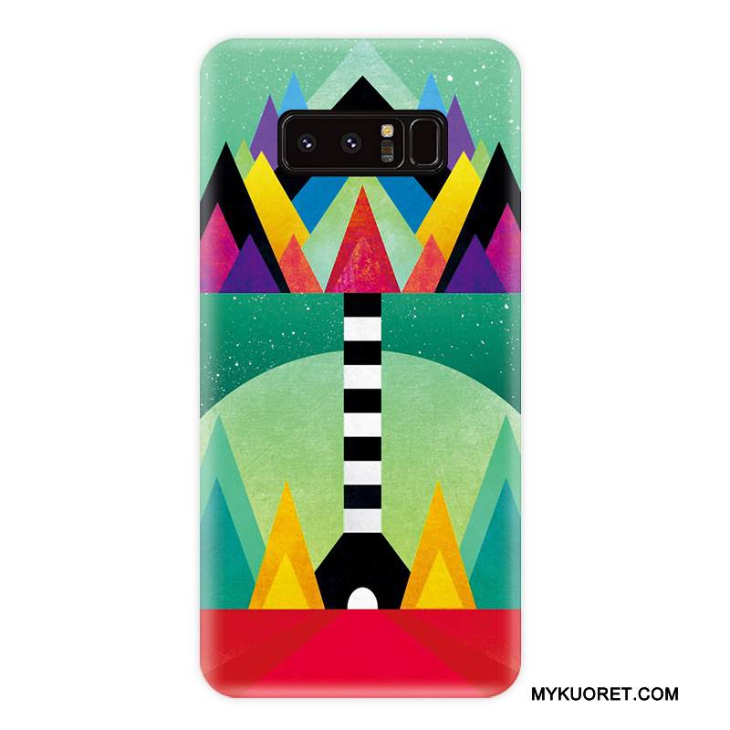 Kuori Samsung Galaxy Note 8 Pehmeä Neste Murtumaton Tide-brändi, Kotelo Samsung Galaxy Note 8 Laukut Pesty Suede Persoonallisuus