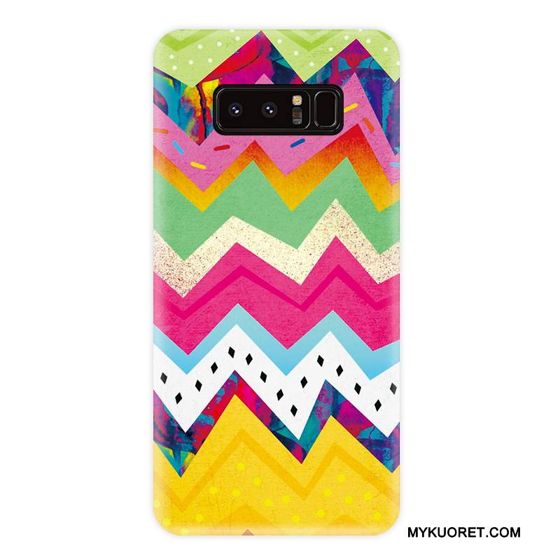 Kuori Samsung Galaxy Note 8 Pehmeä Neste Murtumaton Tide-brändi, Kotelo Samsung Galaxy Note 8 Laukut Pesty Suede Persoonallisuus