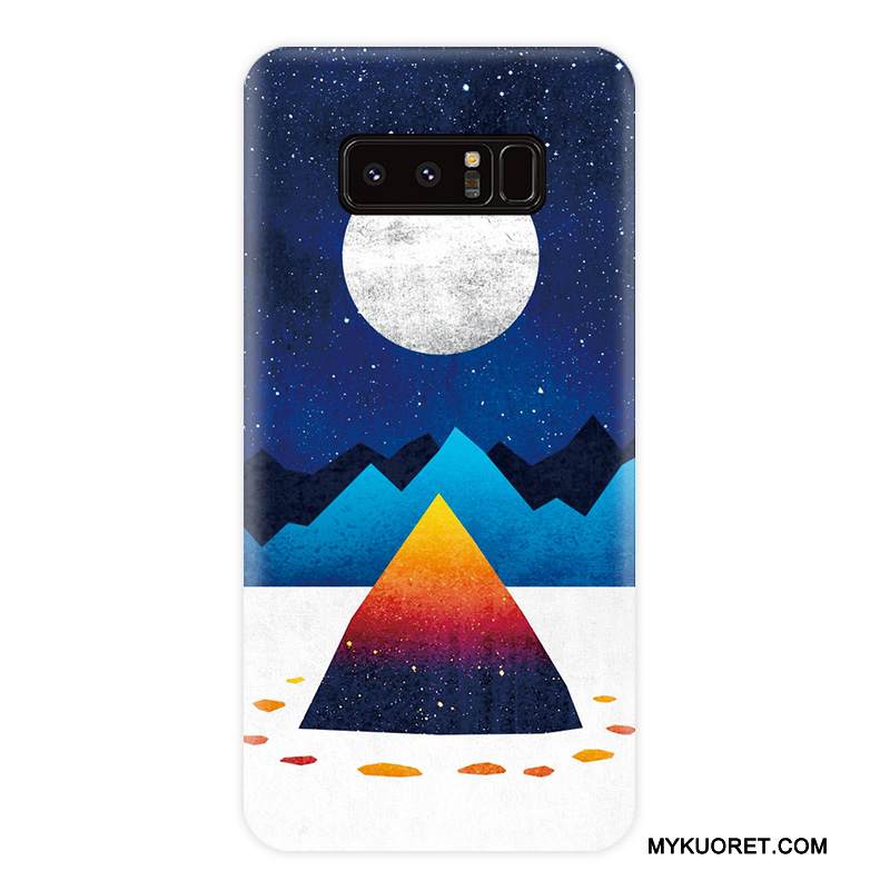 Kuori Samsung Galaxy Note 8 Pehmeä Neste Murtumaton Tide-brändi, Kotelo Samsung Galaxy Note 8 Laukut Pesty Suede Persoonallisuus