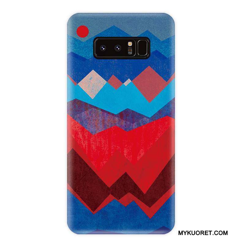 Kuori Samsung Galaxy Note 8 Pehmeä Neste Murtumaton Tide-brändi, Kotelo Samsung Galaxy Note 8 Laukut Pesty Suede Persoonallisuus