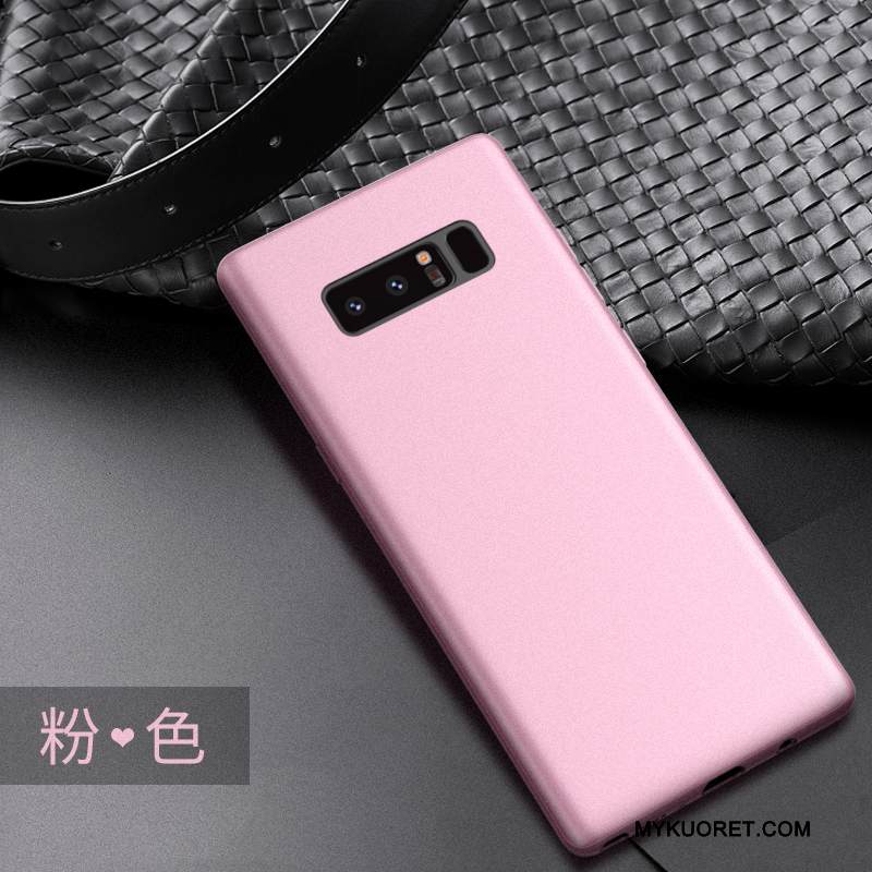 Kuori Samsung Galaxy Note 8 Pehmeä Neste Murtumaton Yksinkertainen, Kotelo Samsung Galaxy Note 8 Silikoni Punainen Puhelimen Kuoret