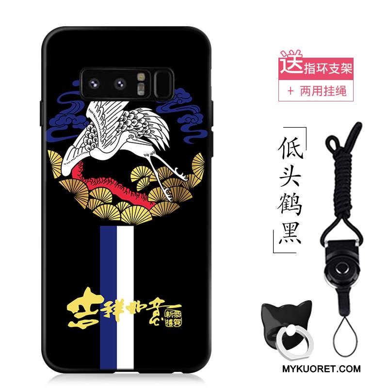 Kuori Samsung Galaxy Note 8 Pehmeä Neste Puhelimen Kuoret Nosturi, Kotelo Samsung Galaxy Note 8 Silikoni Murtumaton