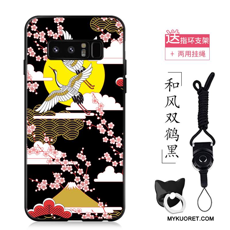 Kuori Samsung Galaxy Note 8 Pehmeä Neste Puhelimen Kuoret Nosturi, Kotelo Samsung Galaxy Note 8 Silikoni Murtumaton