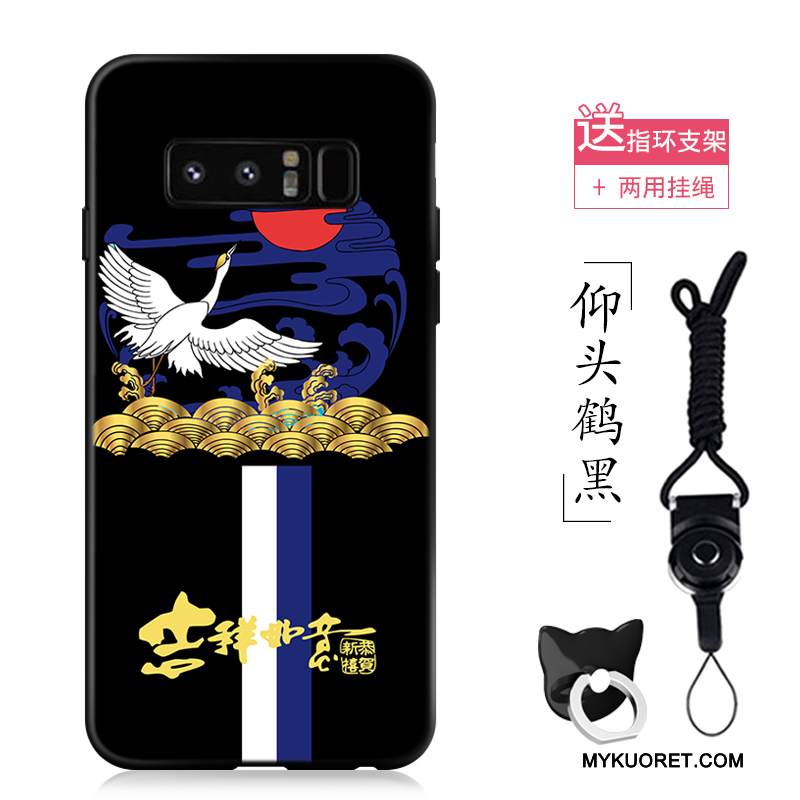 Kuori Samsung Galaxy Note 8 Pehmeä Neste Puhelimen Kuoret Nosturi, Kotelo Samsung Galaxy Note 8 Silikoni Murtumaton