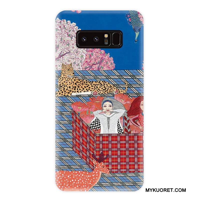 Kuori Samsung Galaxy Note 8 Pehmeä Neste Tuuli Raita, Kotelo Samsung Galaxy Note 8 Suojaus Kukka Puhelimen Kuoret