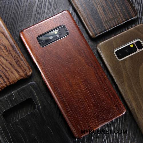 Kuori Samsung Galaxy Note 8 Puu Puhelimen Kuoret Ultra, Kotelo Samsung Galaxy Note 8 Massiivipuu Tide-brändi Ohut