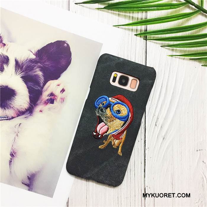 Kuori Samsung Galaxy Note 8 Sarjakuva Denimi Keltainen, Kotelo Samsung Galaxy Note 8 Suojaus Puhelimen Kuoret Murtumaton