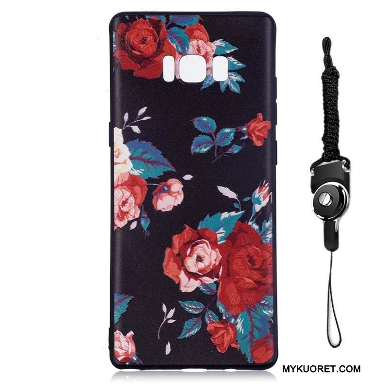 Kuori Samsung Galaxy Note 8 Sarjakuva Pesty Suede Puhelimen Kuoret, Kotelo Samsung Galaxy Note 8 Suojaus Keltainen