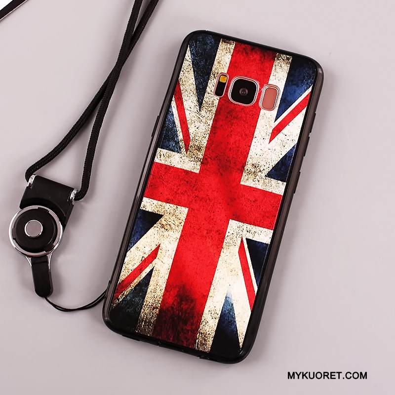 Kuori Samsung Galaxy Note 8 Silikoni Murtumaton Puhelimen Kuoret, Kotelo Samsung Galaxy Note 8 Suojaus Punainen Ripustettavat Koristeet