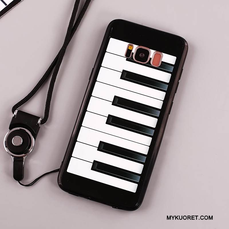 Kuori Samsung Galaxy Note 8 Silikoni Murtumaton Puhelimen Kuoret, Kotelo Samsung Galaxy Note 8 Suojaus Punainen Ripustettavat Koristeet