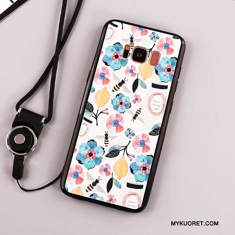 Kuori Samsung Galaxy Note 8 Silikoni Murtumaton Puhelimen Kuoret, Kotelo Samsung Galaxy Note 8 Suojaus Punainen Ripustettavat Koristeet