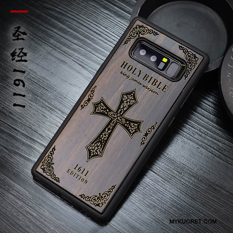 Kuori Samsung Galaxy Note 8 Silikoni Musta Murtumaton, Kotelo Samsung Galaxy Note 8 Ylellisyys Kiinalainen Tyyli Puhelimen Kuoret