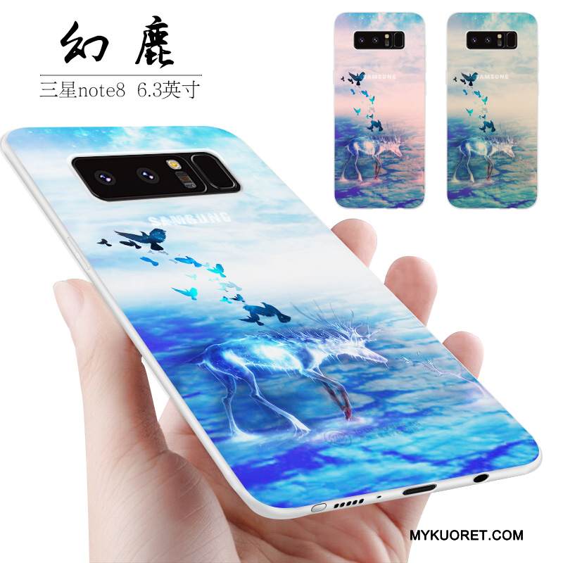 Kuori Samsung Galaxy Note 8 Silikoni Pieni Murtumaton, Kotelo Samsung Galaxy Note 8 Luova Puhelimen Kuoret Persoonallisuus