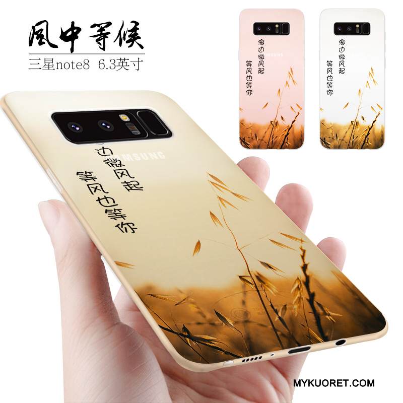 Kuori Samsung Galaxy Note 8 Silikoni Pieni Murtumaton, Kotelo Samsung Galaxy Note 8 Luova Puhelimen Kuoret Persoonallisuus