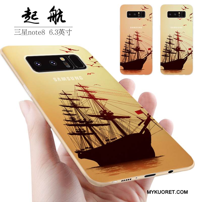 Kuori Samsung Galaxy Note 8 Silikoni Pieni Murtumaton, Kotelo Samsung Galaxy Note 8 Luova Puhelimen Kuoret Persoonallisuus