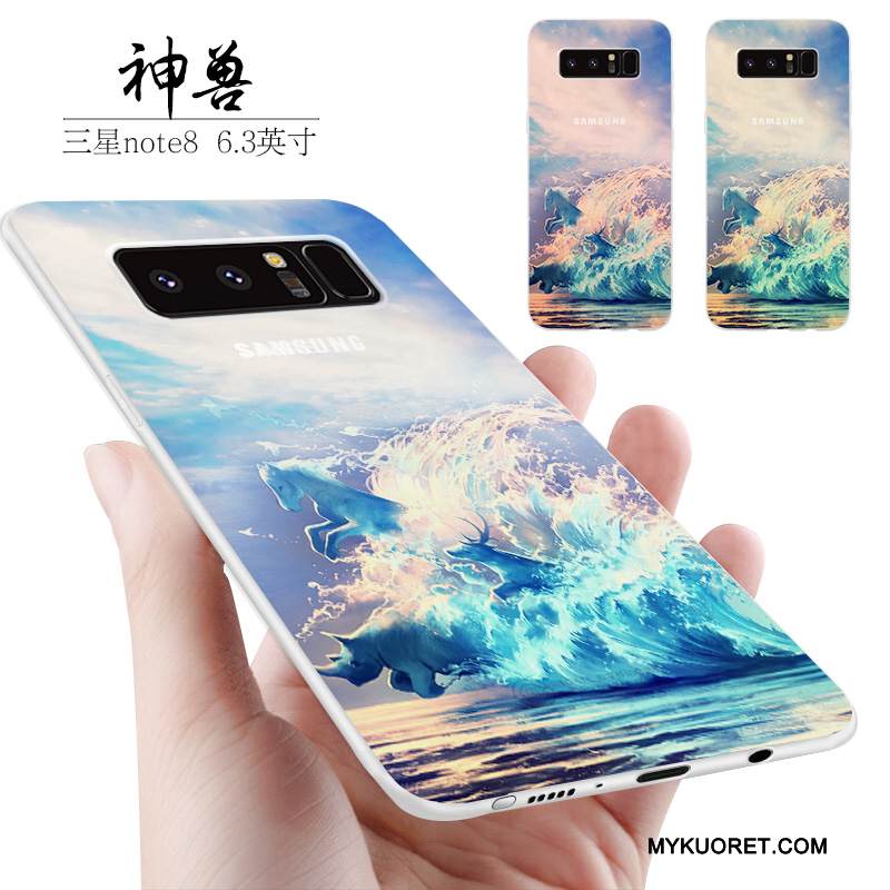 Kuori Samsung Galaxy Note 8 Silikoni Pieni Murtumaton, Kotelo Samsung Galaxy Note 8 Luova Puhelimen Kuoret Persoonallisuus