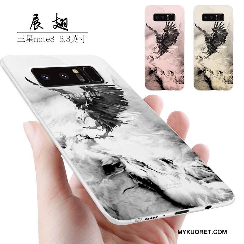 Kuori Samsung Galaxy Note 8 Silikoni Pieni Murtumaton, Kotelo Samsung Galaxy Note 8 Luova Puhelimen Kuoret Persoonallisuus