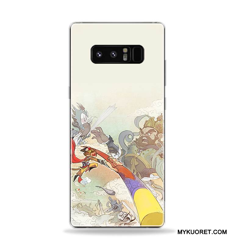 Kuori Samsung Galaxy Note 8 Silikoni Puhelimen Kuoret Taide, Kotelo Samsung Galaxy Note 8 L Punainen