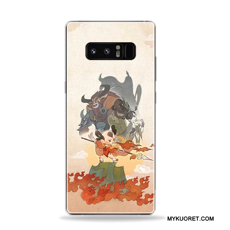 Kuori Samsung Galaxy Note 8 Silikoni Puhelimen Kuoret Taide, Kotelo Samsung Galaxy Note 8 L Punainen