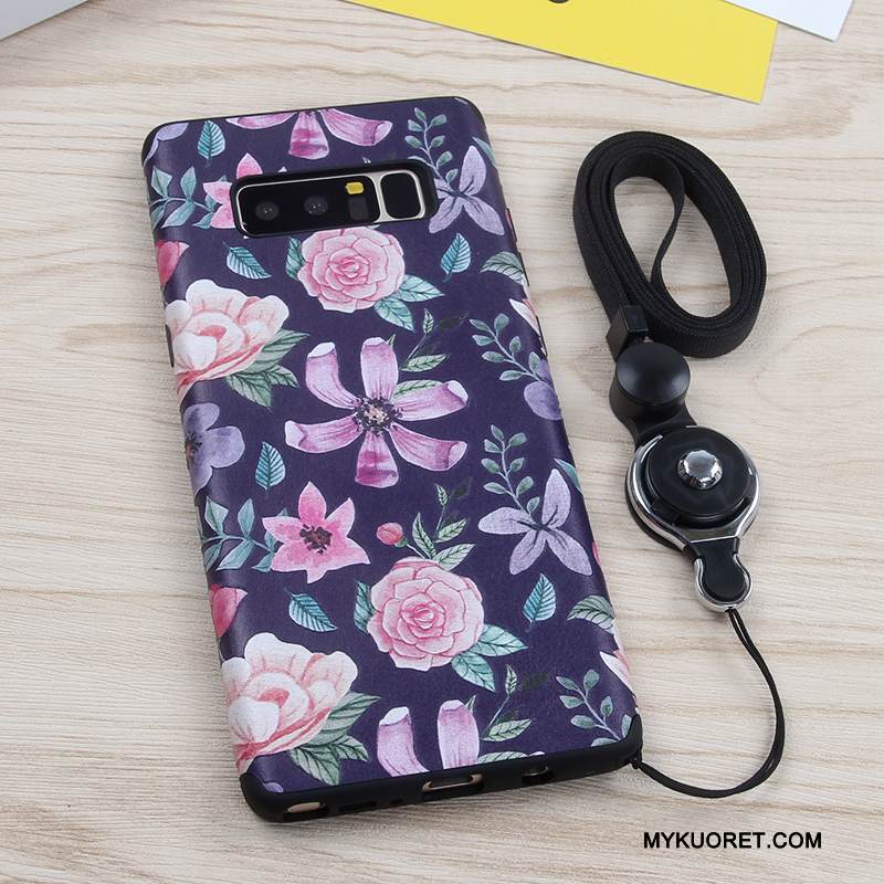 Kuori Samsung Galaxy Note 8 Silikoni Ripustettavat Koristeet Puhelimen Kuoret, Kotelo Samsung Galaxy Note 8 Monivärinen