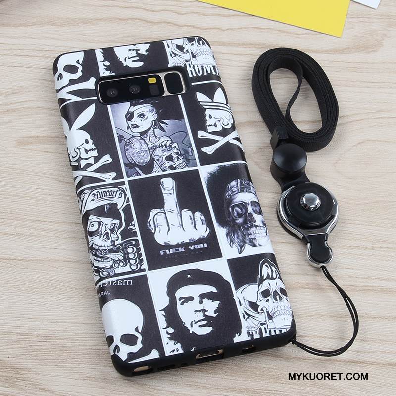 Kuori Samsung Galaxy Note 8 Silikoni Ripustettavat Koristeet Puhelimen Kuoret, Kotelo Samsung Galaxy Note 8 Monivärinen