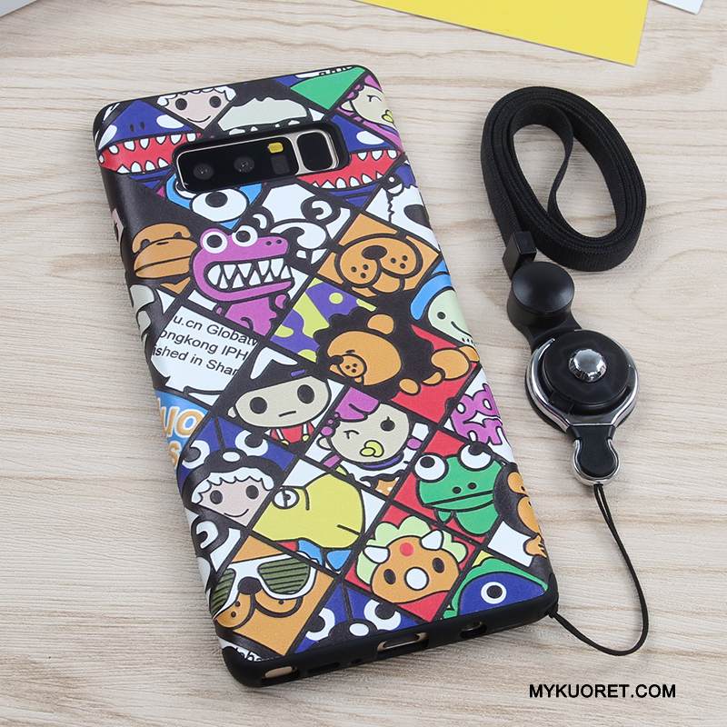 Kuori Samsung Galaxy Note 8 Silikoni Ripustettavat Koristeet Puhelimen Kuoret, Kotelo Samsung Galaxy Note 8 Monivärinen