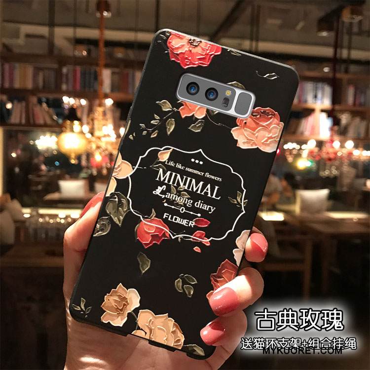 Kuori Samsung Galaxy Note 8 Silikoni Ripustettavat Koristeet Trendi, Kotelo Samsung Galaxy Note 8 Puhelimen Kuoret Persoonallisuus