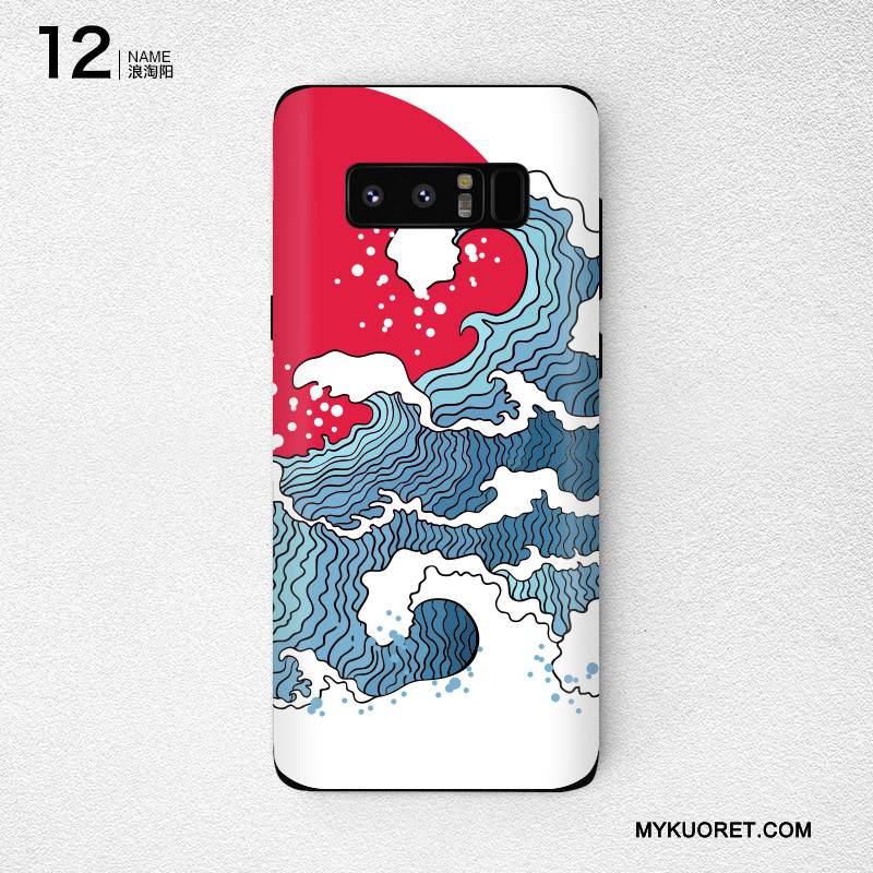 Kuori Samsung Galaxy Note 8 Suojaus Jauhe Persoonallisuus, Kotelo Samsung Galaxy Note 8 Kalvo Väriset