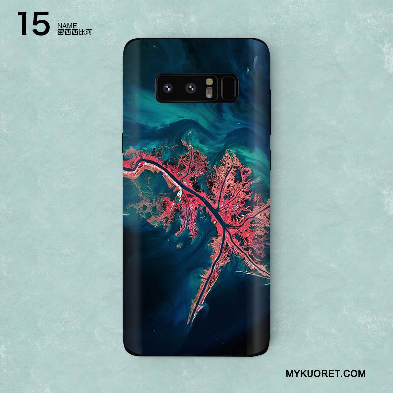 Kuori Samsung Galaxy Note 8 Suojaus Jauhe Persoonallisuus, Kotelo Samsung Galaxy Note 8 Kalvo Väriset
