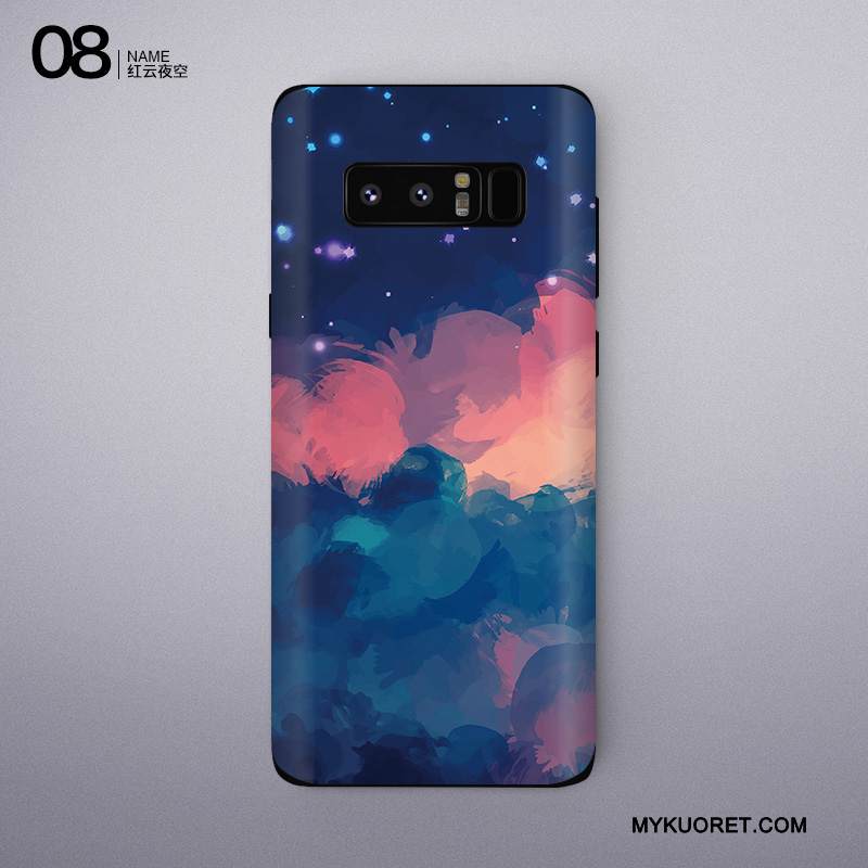 Kuori Samsung Galaxy Note 8 Suojaus Jauhe Persoonallisuus, Kotelo Samsung Galaxy Note 8 Kalvo Väriset