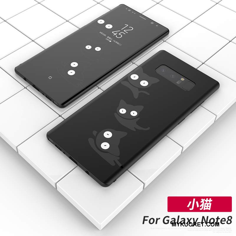 Kuori Samsung Galaxy Note 8 Suojaus Puhelimen Kuoret L, Kotelo Samsung Galaxy Note 8 Luova Musta Uusi