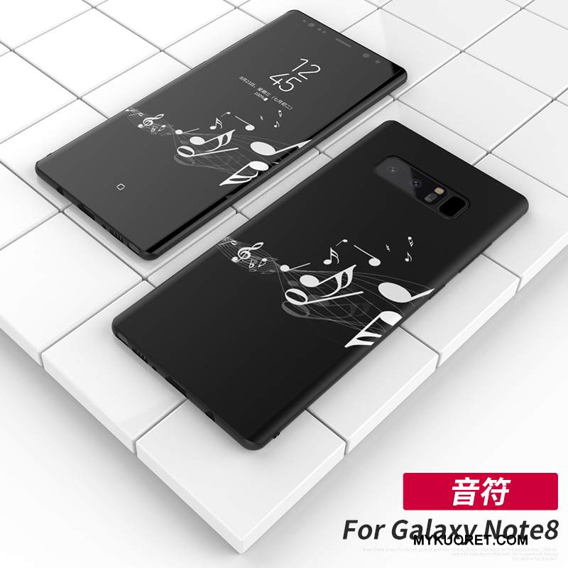 Kuori Samsung Galaxy Note 8 Suojaus Puhelimen Kuoret L, Kotelo Samsung Galaxy Note 8 Luova Musta Uusi