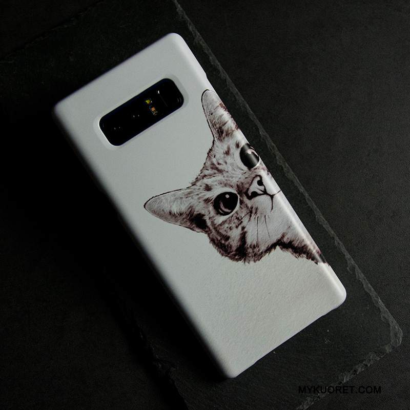 Kuori Samsung Galaxy Note 8 Suojaus Sininen Tide-brändi, Kotelo Samsung Galaxy Note 8 Pesty Suede Ohut