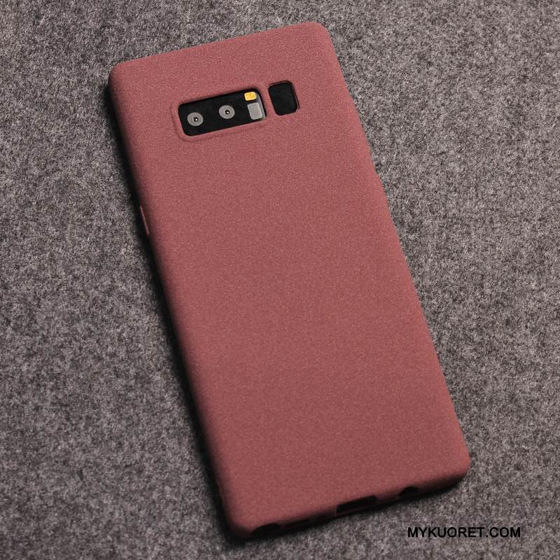 Kuori Samsung Galaxy Note 8 Suojaus Yksinkertainen Puhelimen Kuoret, Kotelo Samsung Galaxy Note 8 Sarjakuva Murtumaton Pesty Suede