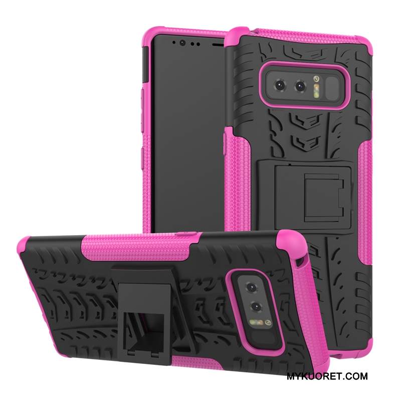 Kuori Samsung Galaxy Note 8 Tuki Murtumaton Puhelimen Kuoret, Kotelo Samsung Galaxy Note 8 Laukut Trendi Violetti