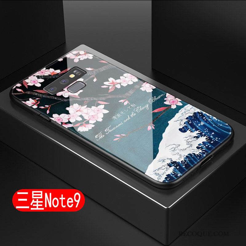 Kuori Samsung Galaxy Note 9 Laukut Kova Taide, Kotelo Samsung Galaxy Note 9 Suojaus Murtumaton Lasi
