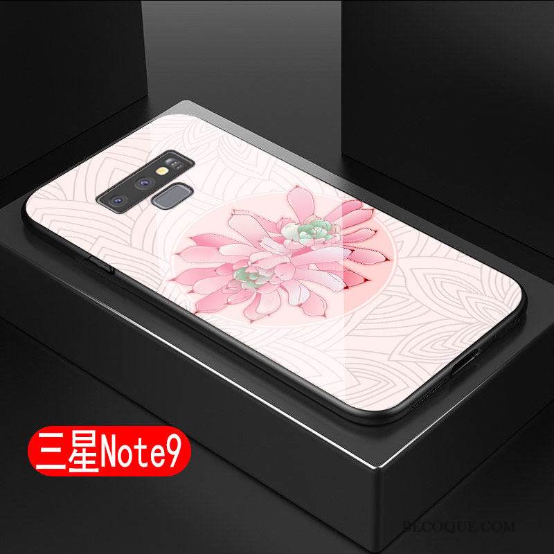 Kuori Samsung Galaxy Note 9 Laukut Kova Taide, Kotelo Samsung Galaxy Note 9 Suojaus Murtumaton Lasi