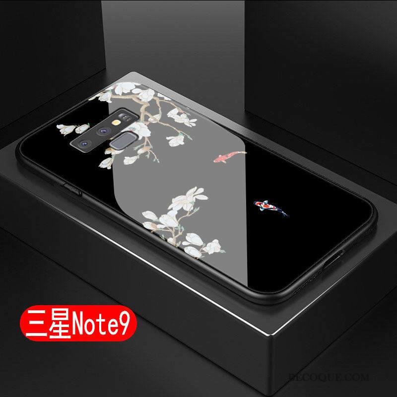 Kuori Samsung Galaxy Note 9 Laukut Kova Taide, Kotelo Samsung Galaxy Note 9 Suojaus Murtumaton Lasi