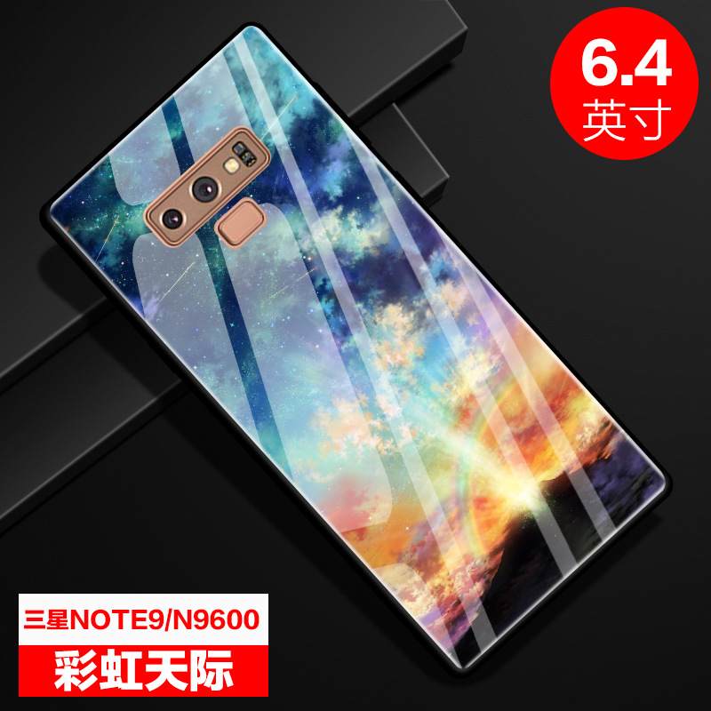 Kuori Samsung Galaxy Note 9 Luova Peili Tähtitaivas, Kotelo Samsung Galaxy Note 9 Suojaus Puhelimen Kuoret Sininen
