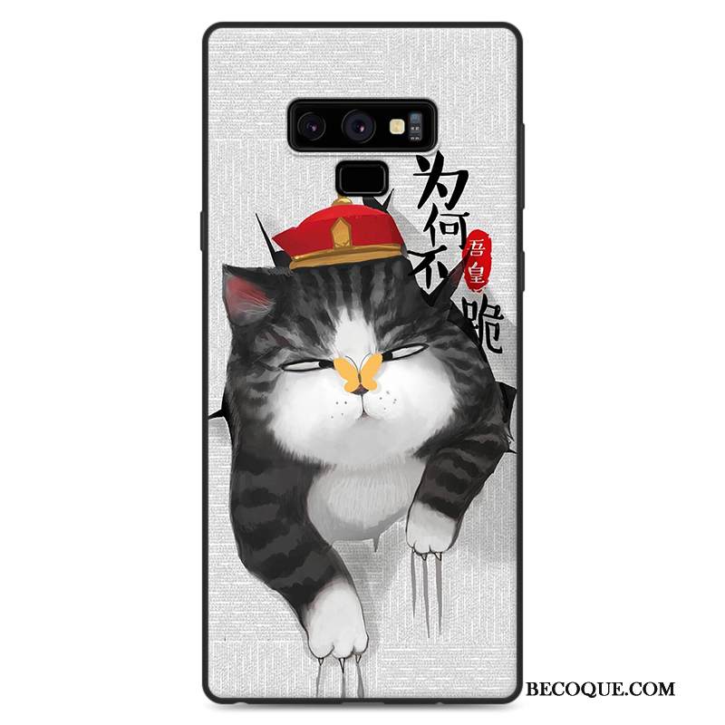 Kuori Samsung Galaxy Note 9 Luova Persoonallisuus Uusi, Kotelo Samsung Galaxy Note 9 Suojaus Musta Puhelimen Kuoret