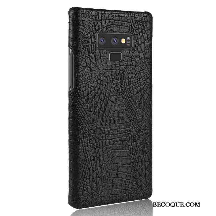 Kuori Samsung Galaxy Note 9 Nahka Kova Tummansininen, Kotelo Samsung Galaxy Note 9 Suojaus Kukkakuvio Persoonallisuus