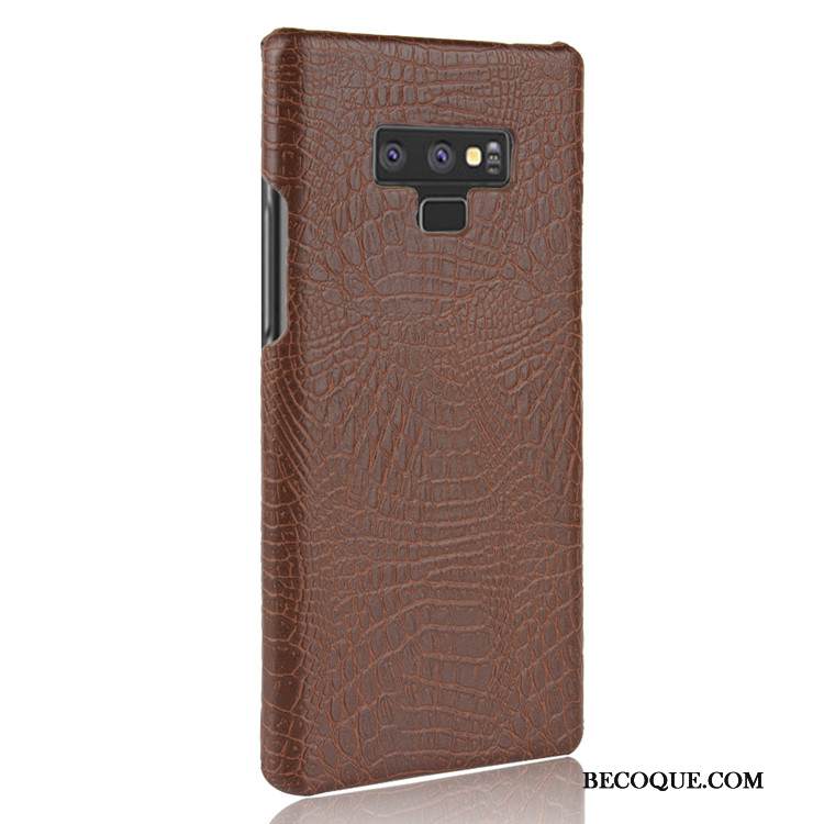 Kuori Samsung Galaxy Note 9 Nahka Kova Tummansininen, Kotelo Samsung Galaxy Note 9 Suojaus Kukkakuvio Persoonallisuus