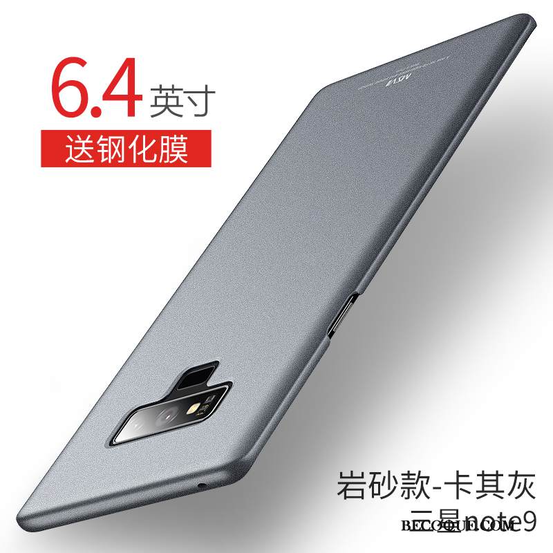 Kuori Samsung Galaxy Note 9 Pesty Suede Kova, Kotelo Samsung Galaxy Note 9 Punainen Puhelimen Kuoret