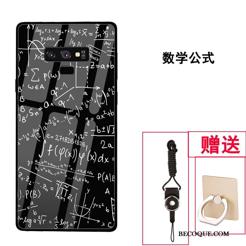 Kuori Samsung Galaxy Note 9 Silikoni Persoonallisuus Violetti, Kotelo Samsung Galaxy Note 9 Suojaus Trendi Lasi