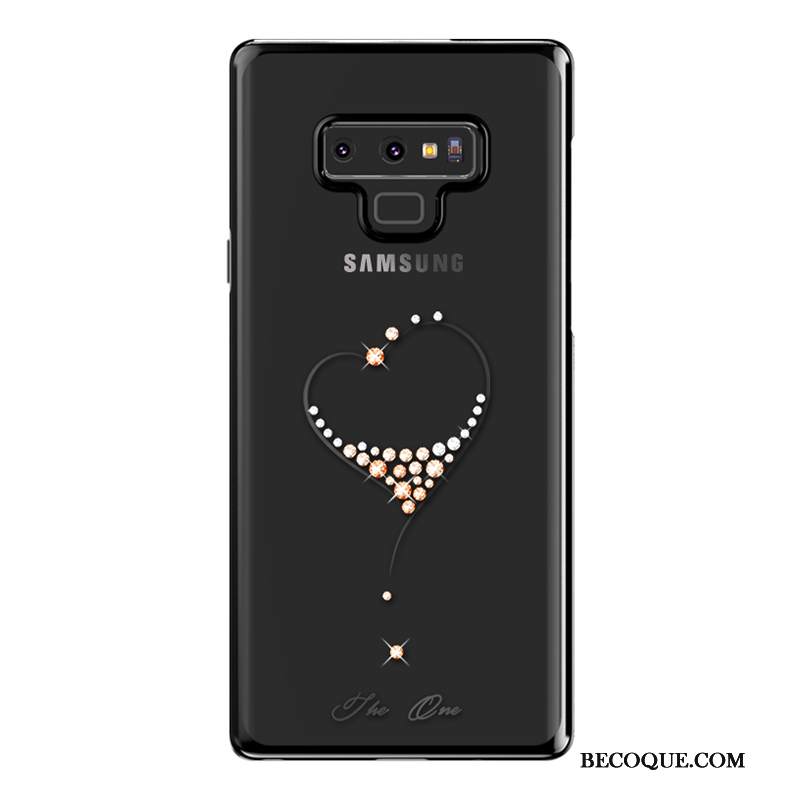 Kuori Samsung Galaxy Note 9 Ylellisyys Ultra Murtumaton, Kotelo Samsung Galaxy Note 9 Strassi Tide-brändi Kulta