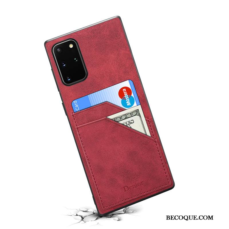 Kuori Samsung Galaxy Note20 Nahka Kortti Puhelimen Kuoret, Kotelo Samsung Galaxy Note20 Luova