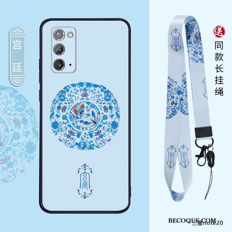 Kuori Samsung Galaxy Note20 Pehmeä Neste Net Red Kiinalainen Tyyli, Kotelo Samsung Galaxy Note20 Suojaus Persoonallisuus Uusi