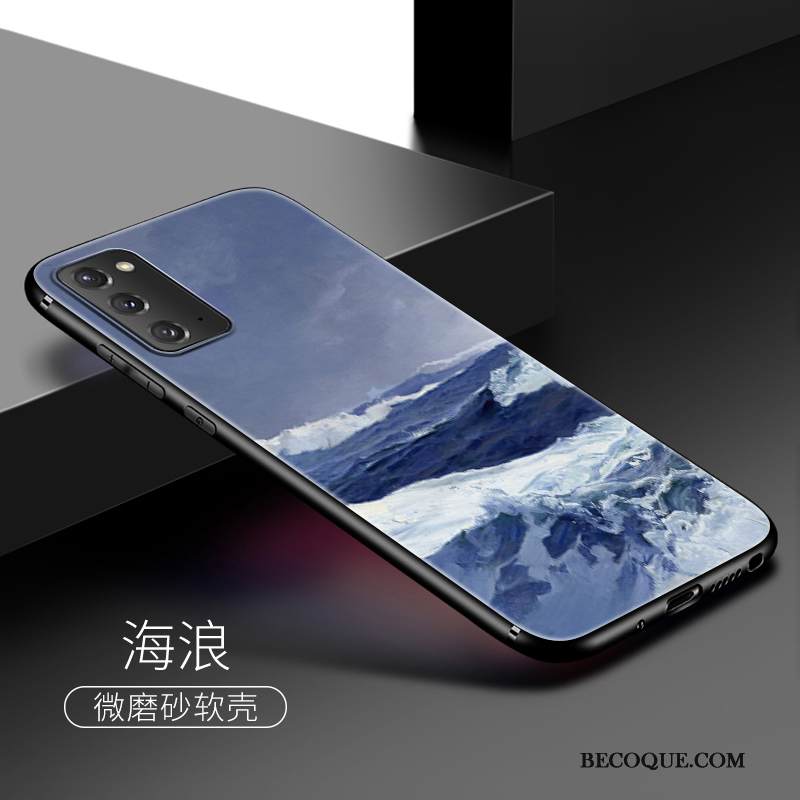 Kuori Samsung Galaxy Note20 Silikoni Persoonallisuus Yksinkertainen, Kotelo Samsung Galaxy Note20 Vaalean Puhelimen Kuoret