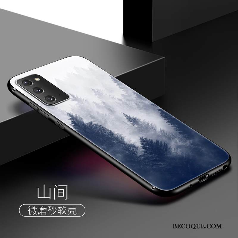 Kuori Samsung Galaxy Note20 Silikoni Persoonallisuus Yksinkertainen, Kotelo Samsung Galaxy Note20 Vaalean Puhelimen Kuoret