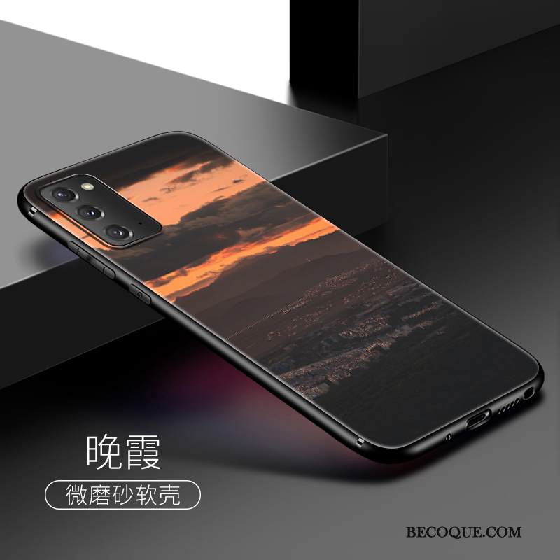 Kuori Samsung Galaxy Note20 Silikoni Persoonallisuus Yksinkertainen, Kotelo Samsung Galaxy Note20 Vaalean Puhelimen Kuoret